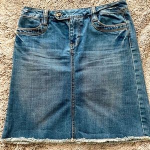 Womens denim skirt